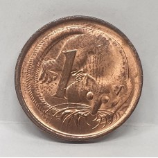 AUSTRALIA 1978 . ONE 1 CENT COIN . FEATHER-TAILED GLIDER